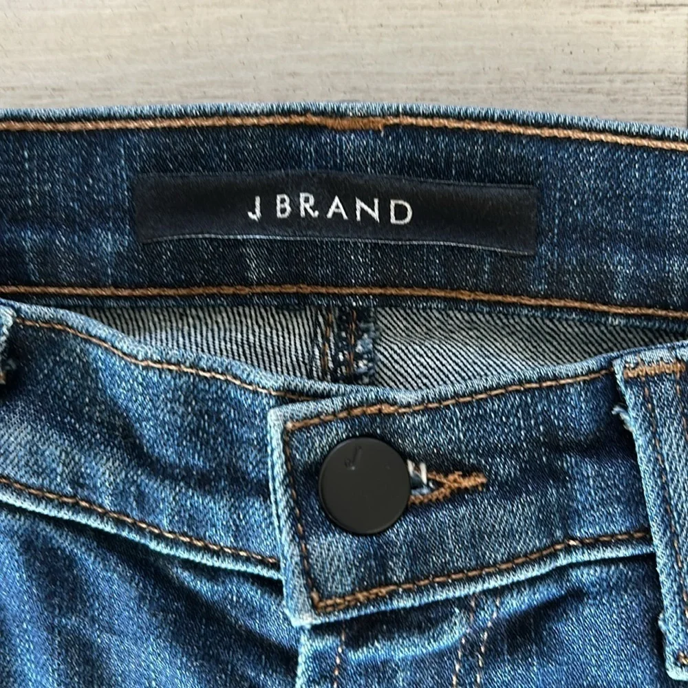 J Brand Jasper Patched mid rise capri jeans size 25